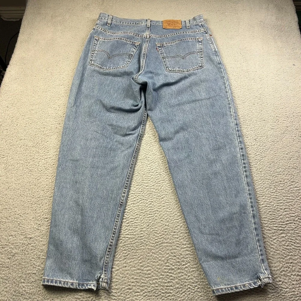 VTG Levis 560 Jeans Mens 38x32 Blue Loose Baggy Tapered Made In USA Y2K